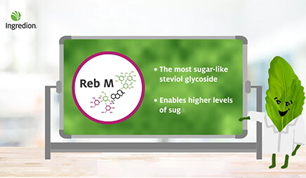 Stevia : Innovative technologies for cost effective and sustainable production of Reb M I Ingredion